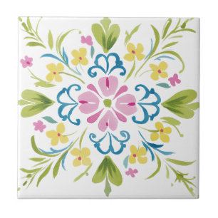Blumendekor für Zuhause Keramikfliesen 2 Fliese