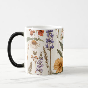 Blumendekor mit Feldblumen Verwandlungstasse