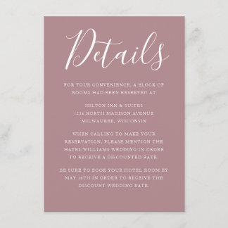 Blumendekoration Begleitkarte