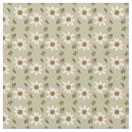 Blumendekoration in Weiß und Beige Stoff