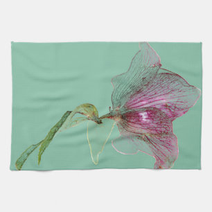 Blumendekorations-Blumendruck Küchentuch