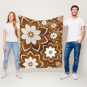 Blumendesign 13 fleecedecke