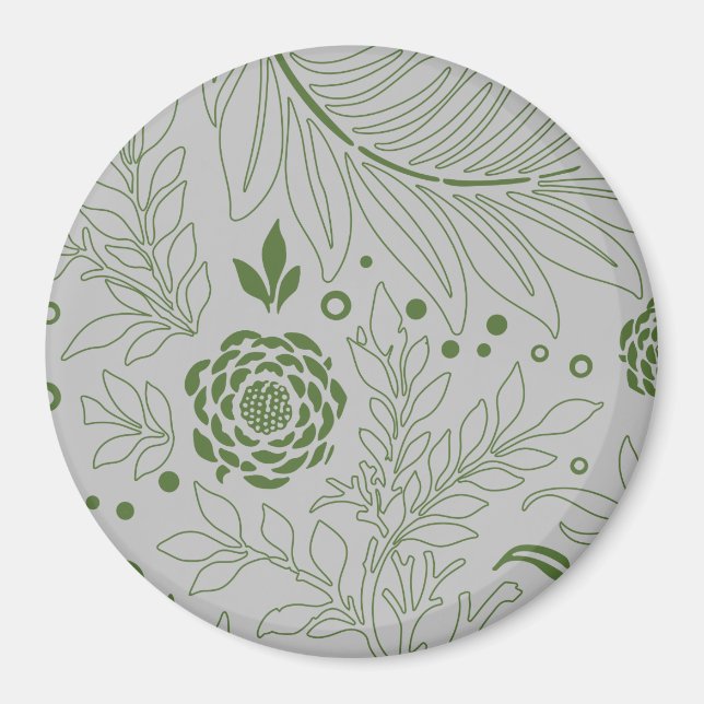 Blumendesign 17 magnet (Vorne)