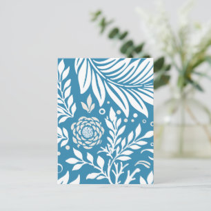 Blumendesign 20 feiertagspostkarte