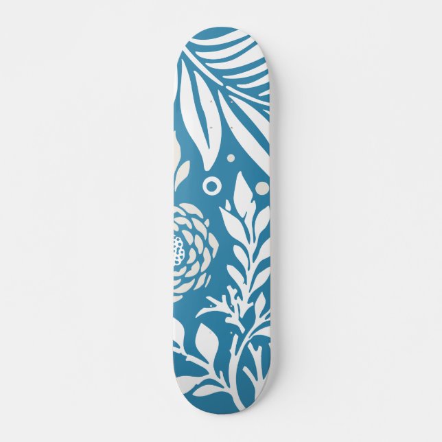 Blumendesign 20 skateboard (Vorne)