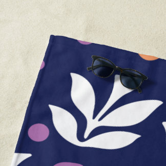 Blumendesign 22 strandtuch