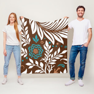 Blumendesign 23 fleecedecke