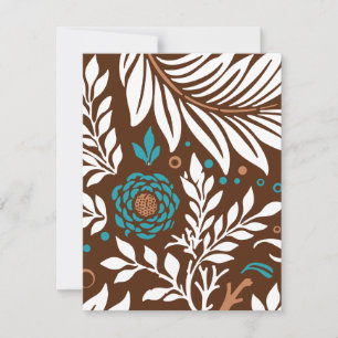 Blumendesign 23 mitteilungskarte