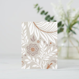 Blumendesign 25 feiertagspostkarte