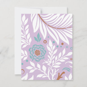 Blumendesign 26 mitteilungskarte