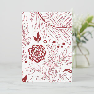 Blumendesign 28 dankeskarte
