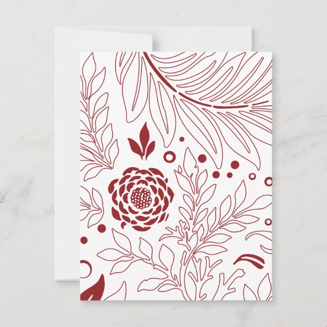 Blumendesign 28 mitteilungskarte (Vorderseite)