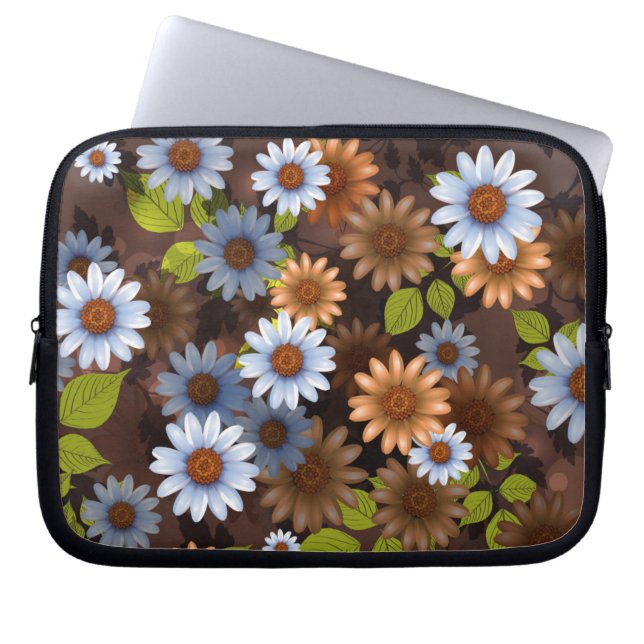 Blumendesign 2 laptopschutzhülle (Vorderseite)