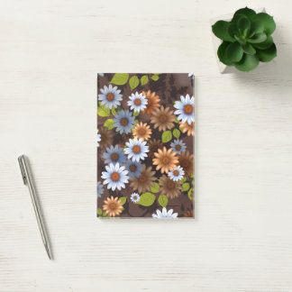 Blumendesign 2 post-it klebezettel