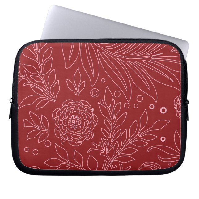 Blumendesign 30 laptopschutzhülle (Vorderseite)