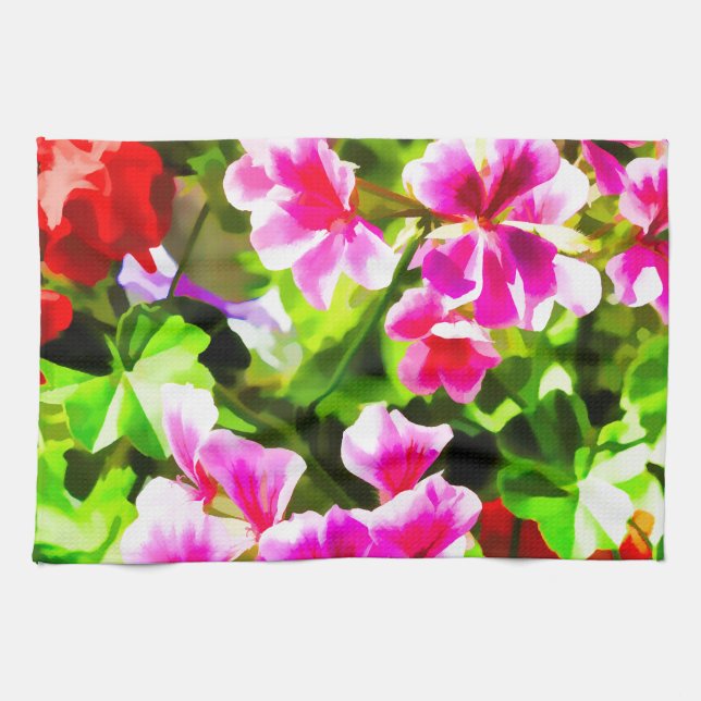 Blumendesign 5 Light.jpg Küchentuch (Horizontal)