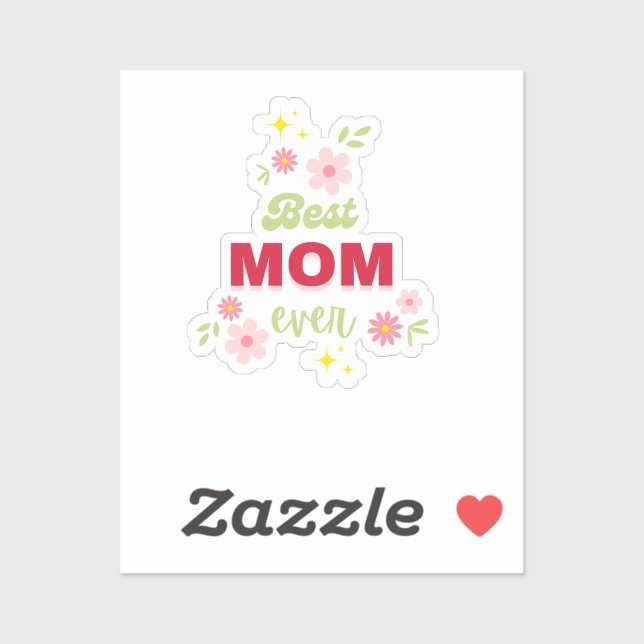 Blumendesign Aufkleber (Blatt)