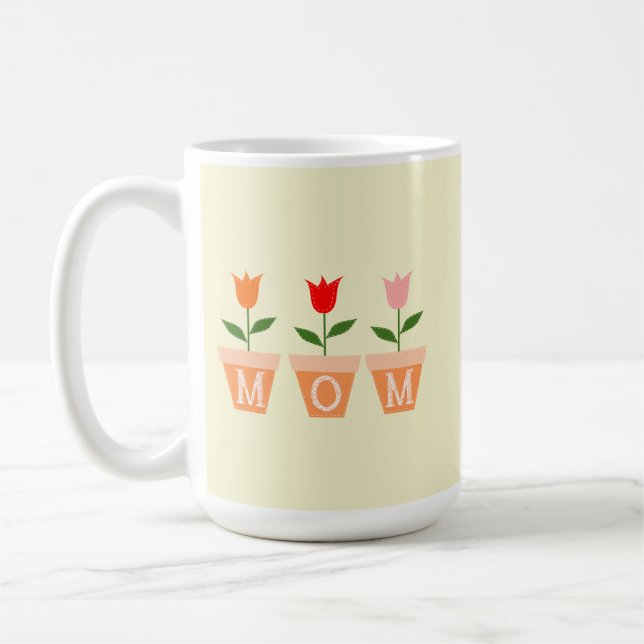 Blumendesign für Mama Kaffeetasse (Links)