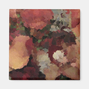 Blumendesign im Oktober Magnet