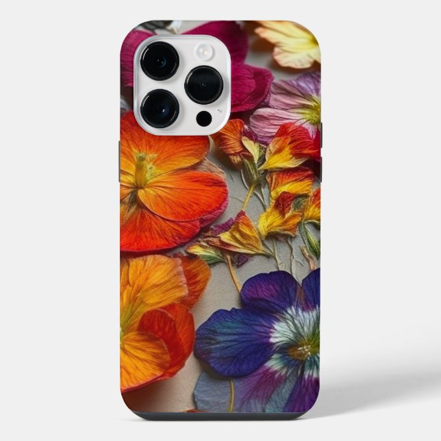 Blumendesign iPhone Hülle (Rückseite)