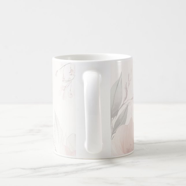Blumendesign Kaffeetasse (Henkel)