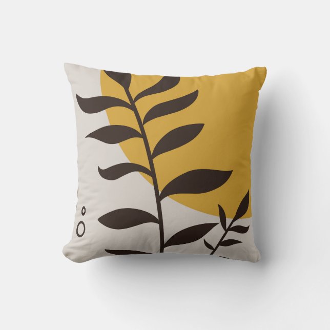Blumendesign Kissen (Vorderseite)