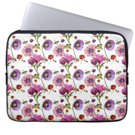 Blumendesign Laptopschutzhülle