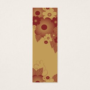 Blumendesign-Lesezeichen