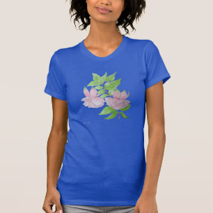 Blumendesign mit hübsch rosa Blume T-Shirt