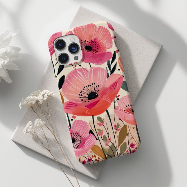 Blumendesign Niedlich und stilvoll rosa Blume Case-Mate iPhone Hülle (Von Creator hochgeladen)