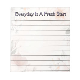 Blumendesign Notizblock