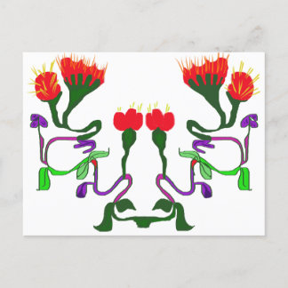 Blumendesign Postkarte