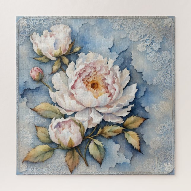Blumendesign Puzzle (Vertikal)