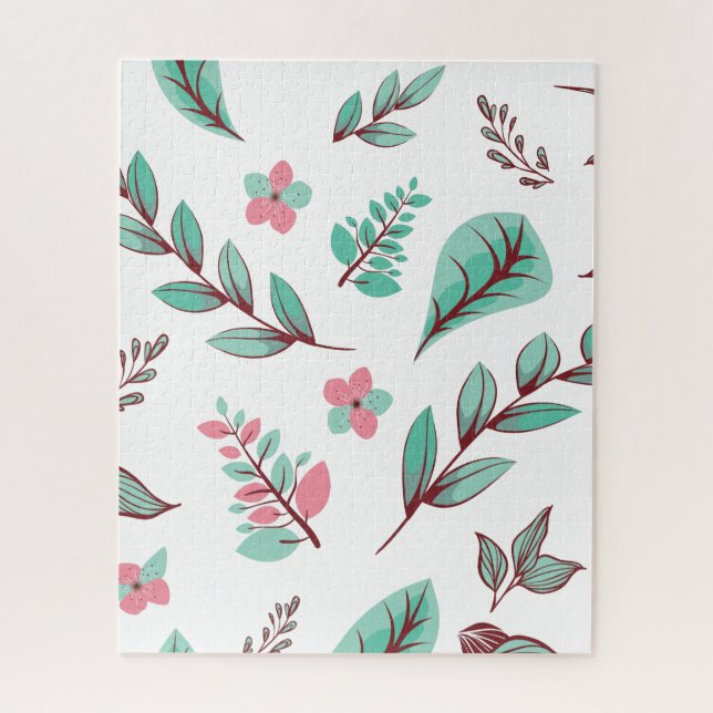 Blumendesign-Serie 2 Puzzle (Vertikal)