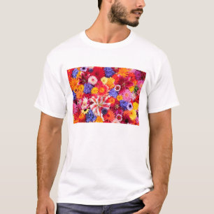 Blumendesign von Dalhia, Orientalische Lilien, T-Shirt