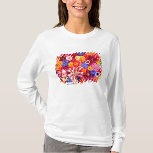 Blumendesign von Dalhia, Orientalische Lilien, T-Shirt
