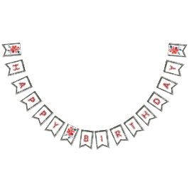 Blumendesign Wimpelkette