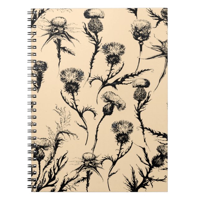 Blumendesign, Zuhause-Dekoration, grafische Gestal Notizblock (Vorderseite)