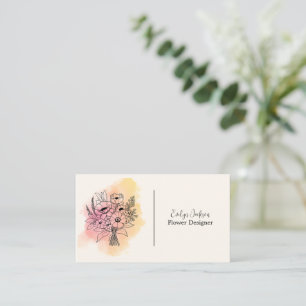 Blumendesigner/Blumenladen/Florist Visitenkarte