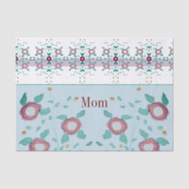 Blumendesigner Seidenpapier