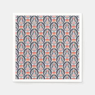 Blumendie türkei-Volkskunst-Muster Serviette
