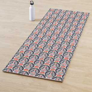 Blumendie türkei-Volkskunst-Muster Yogamatte