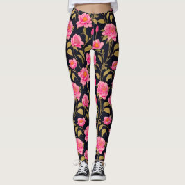 Blumendigitales Musterdesign 24 - Leggings
