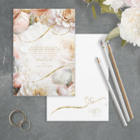 Blumendrama Wedding Danke White ID1022