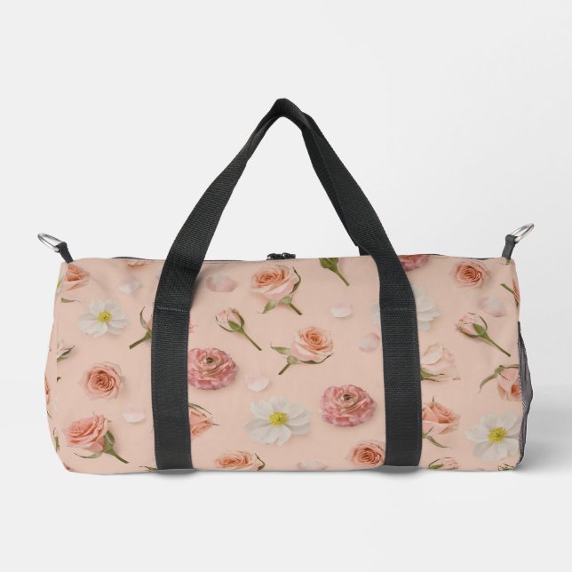 Blumendruck Duffle Bag (Vorderseite)