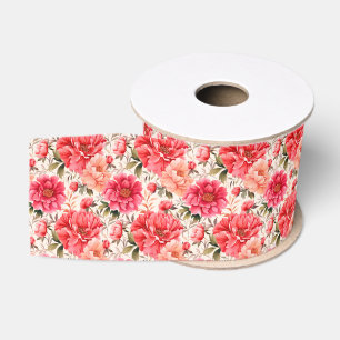 Blumendruck Grosgrain Ribbon Ripsband