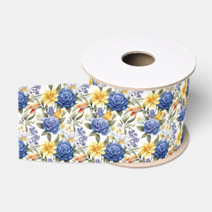 Blumendruck Grosgrain Ribbon Ripsband