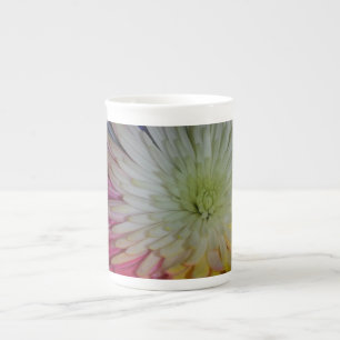 BLUMENdruck-KNOCHEN-CHINA-TASSE Prozellantasse