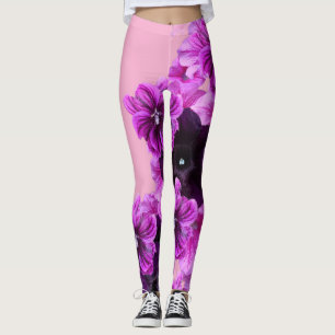 Blumendruck Leggings-Elegant & stilistische Aktive Leggings