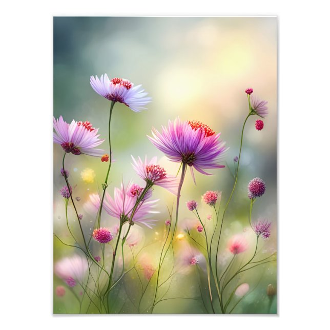 Blumendruck mit Hübschen Blume Fotodruck (Vorne)